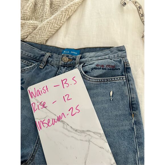 M.I.H. Jeans Women’s 27 Embroidered Caron Wide Leg - Picture 7 of 7